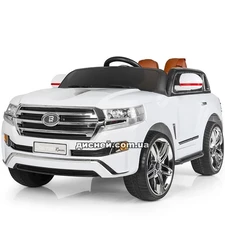 Детский электромобиль M 3984 EBLR-1 Toyota, кожаное сиденье, белый